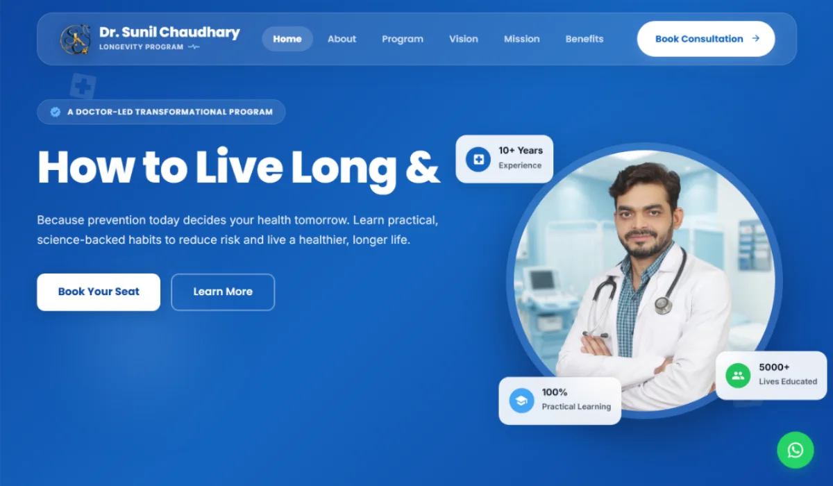 Dr. Sunil Chaudhary website